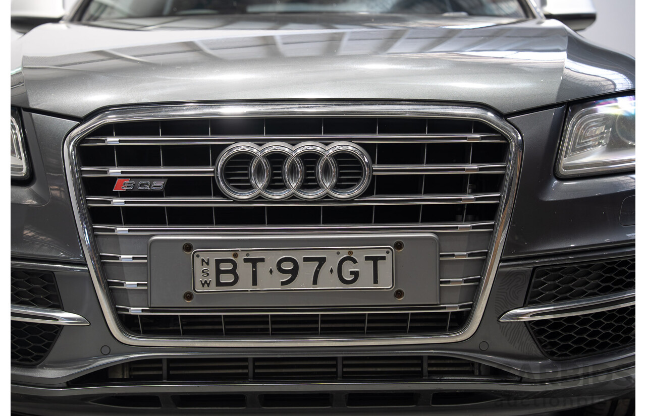 05/2014 Audi SQ5 3.0 TDI Quattro (AWD) 8R MY14 5d Wagon Daytona Grey Twin Turbo Diesel 3.0L