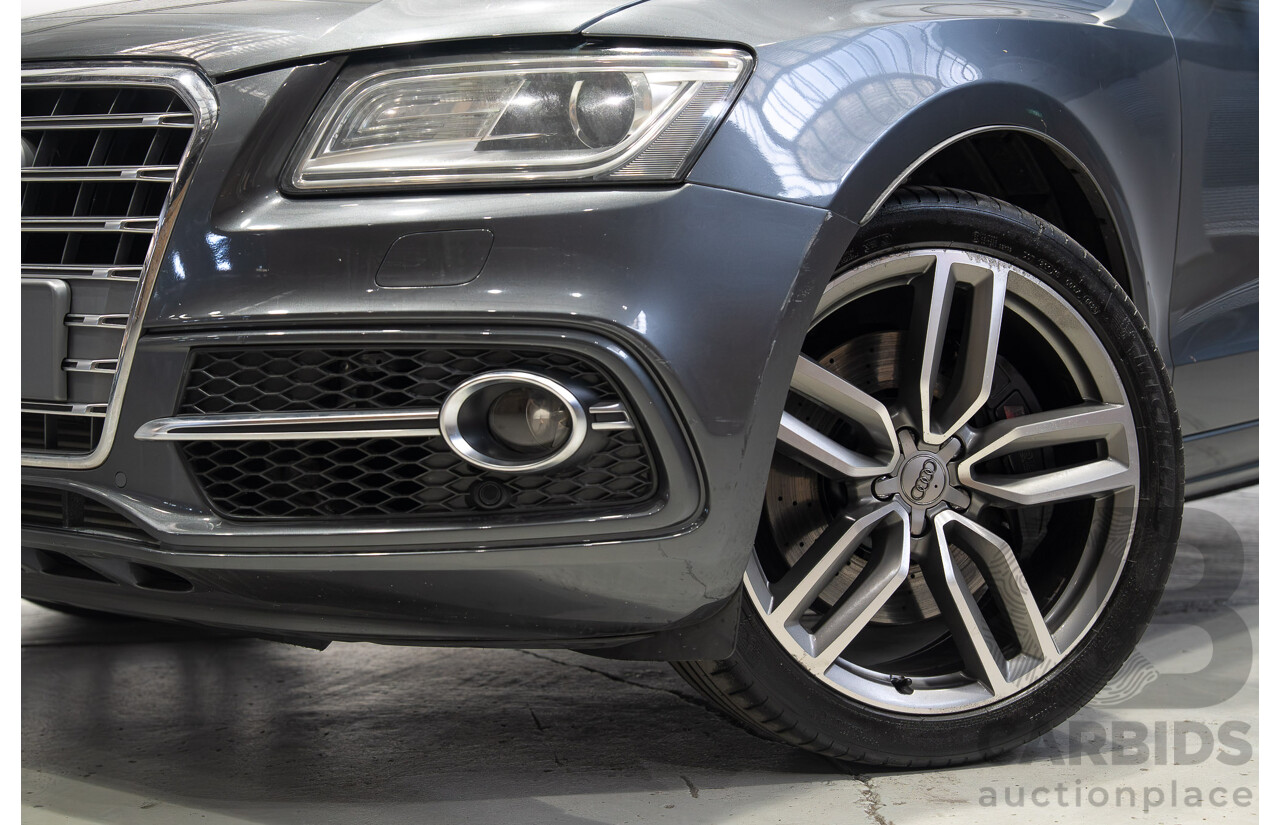 05/2014 Audi SQ5 3.0 TDI Quattro (AWD) 8R MY14 5d Wagon Daytona Grey Twin Turbo Diesel 3.0L