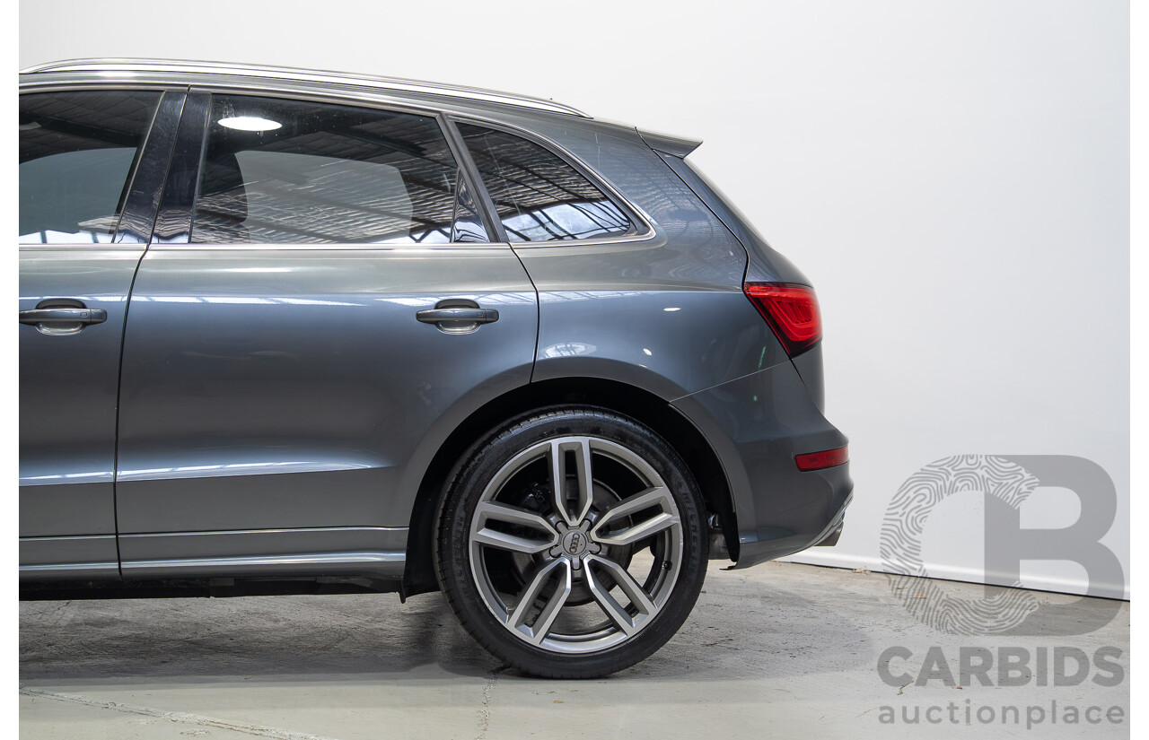 05/2014 Audi SQ5 3.0 TDI Quattro (AWD) 8R MY14 5d Wagon Daytona Grey Twin Turbo Diesel 3.0L