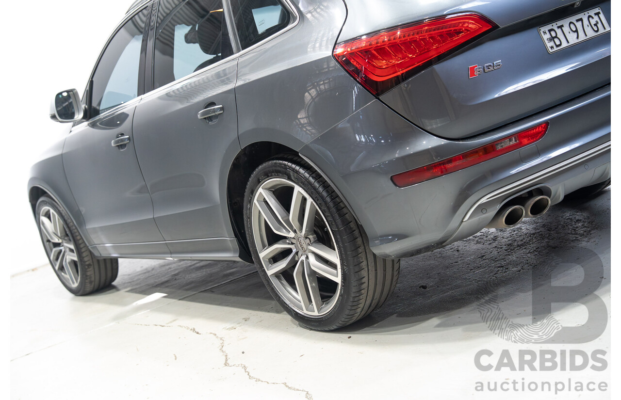 05/2014 Audi SQ5 3.0 TDI Quattro (AWD) 8R MY14 5d Wagon Daytona Grey Twin Turbo Diesel 3.0L