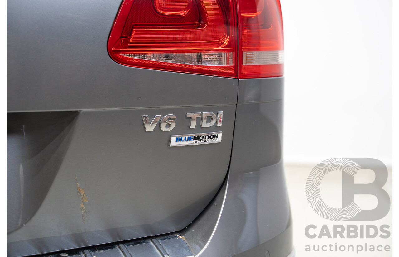 09/2015 Volkswagen Touareg V6 TDI (AWD) 7P MY16 4d Wagon Canyon Grey Turbo Diesel 3.0L