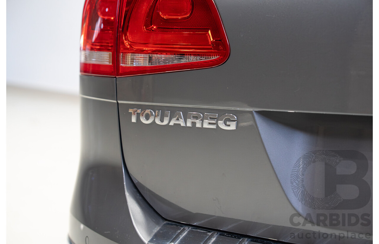 09/2015 Volkswagen Touareg V6 TDI (AWD) 7P MY16 4d Wagon Canyon Grey Turbo Diesel 3.0L