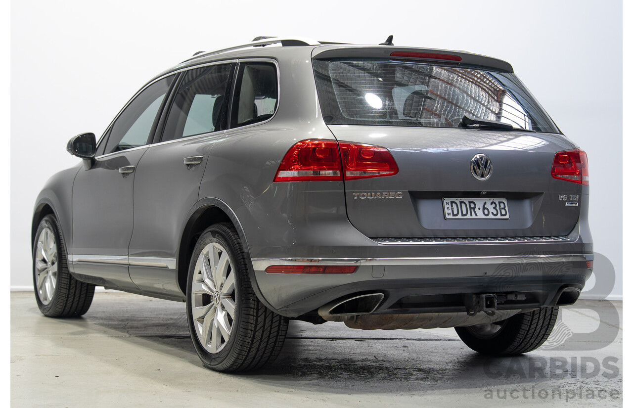 09/2015 Volkswagen Touareg V6 TDI (AWD) 7P MY16 4d Wagon Canyon Grey Turbo Diesel 3.0L