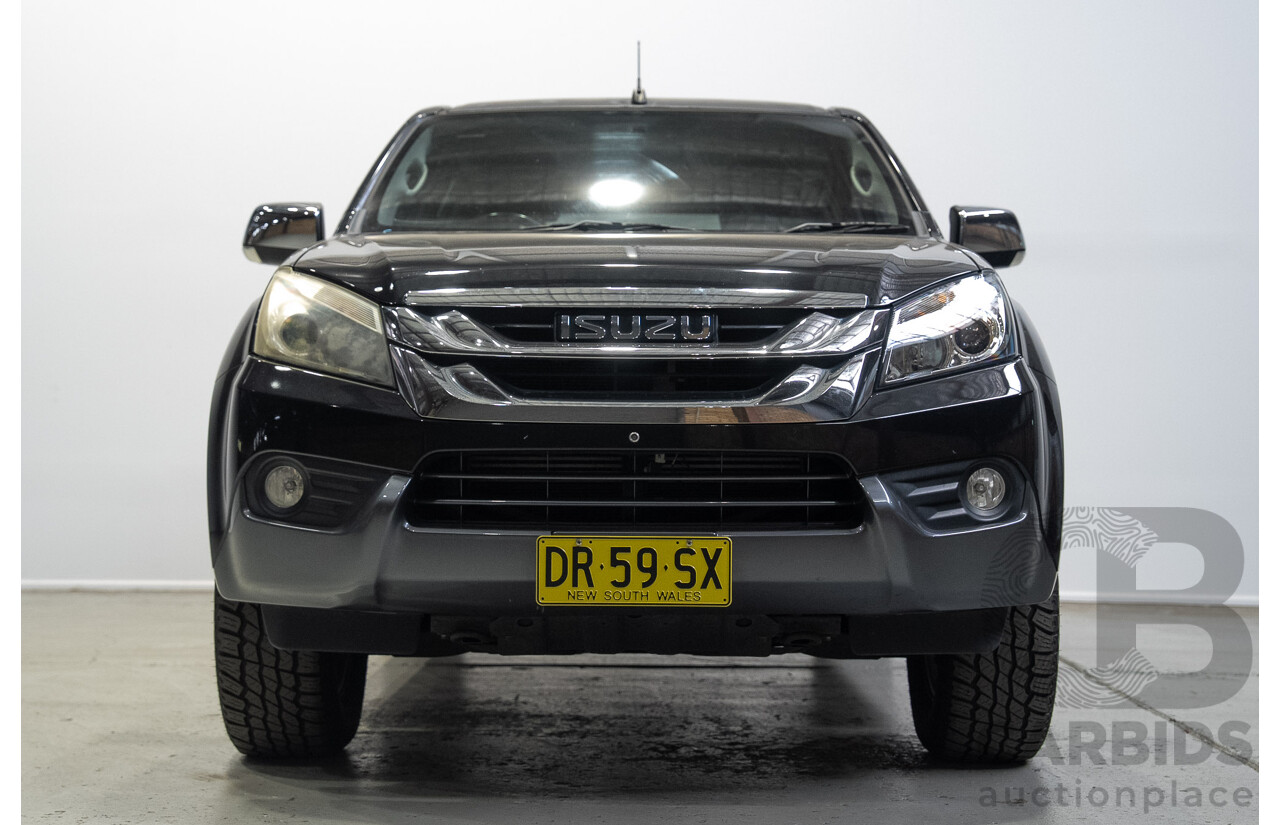 03/2016 Isuzu Mu-X LS-U UC MY15 4d Wagon Black 3.0L