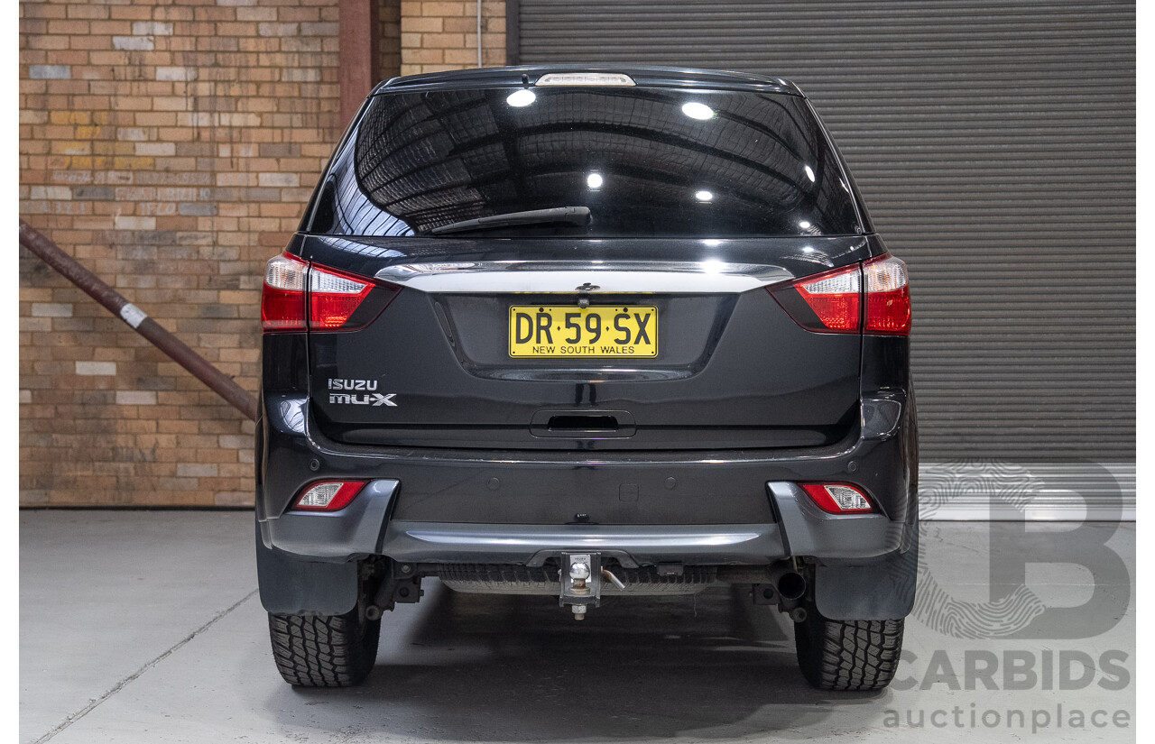 03/2016 Isuzu Mu-X LS-U UC MY15 4d Wagon Black 3.0L