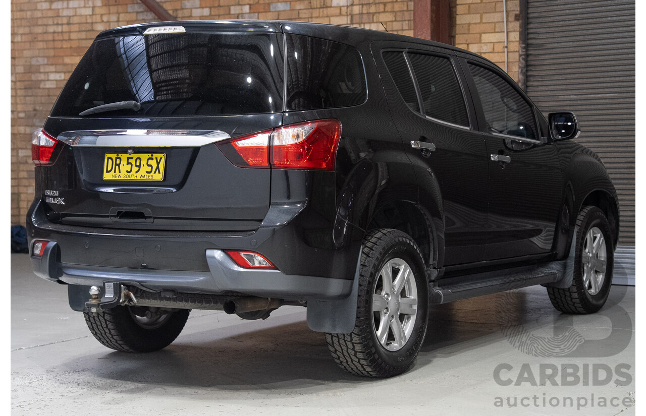 03/2016 Isuzu Mu-X LS-U UC MY15 4d Wagon Black 3.0L