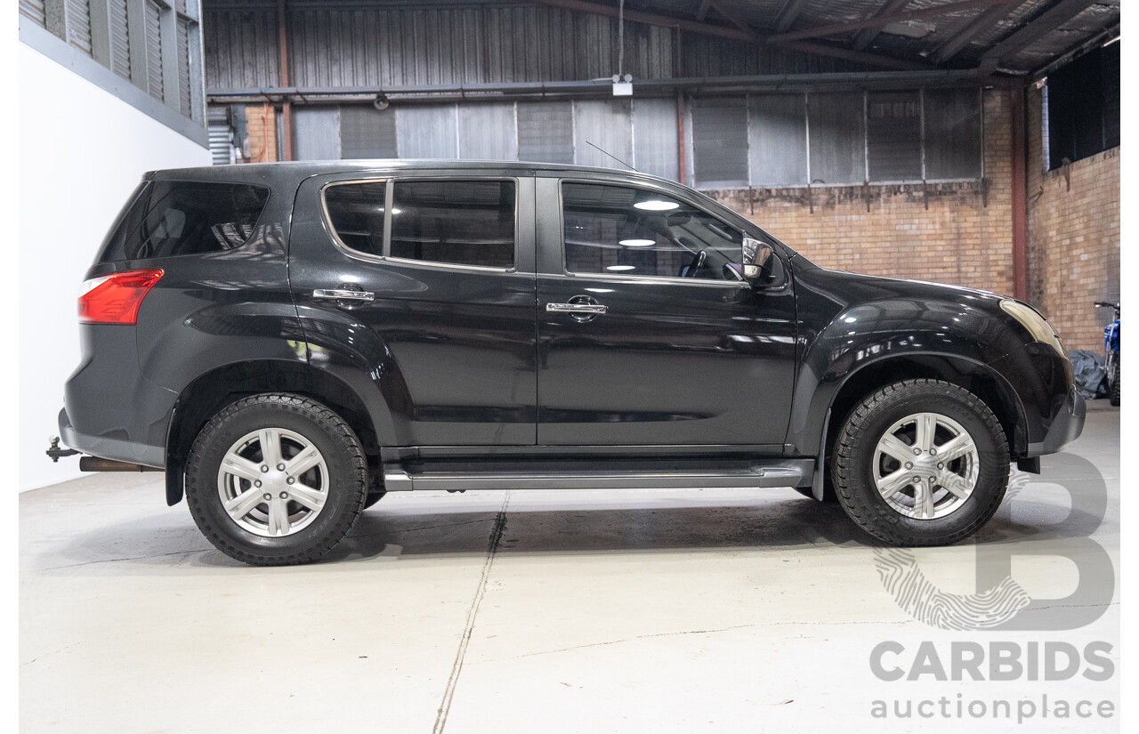 03/2016 Isuzu Mu-X LS-U UC MY15 4d Wagon Black 3.0L