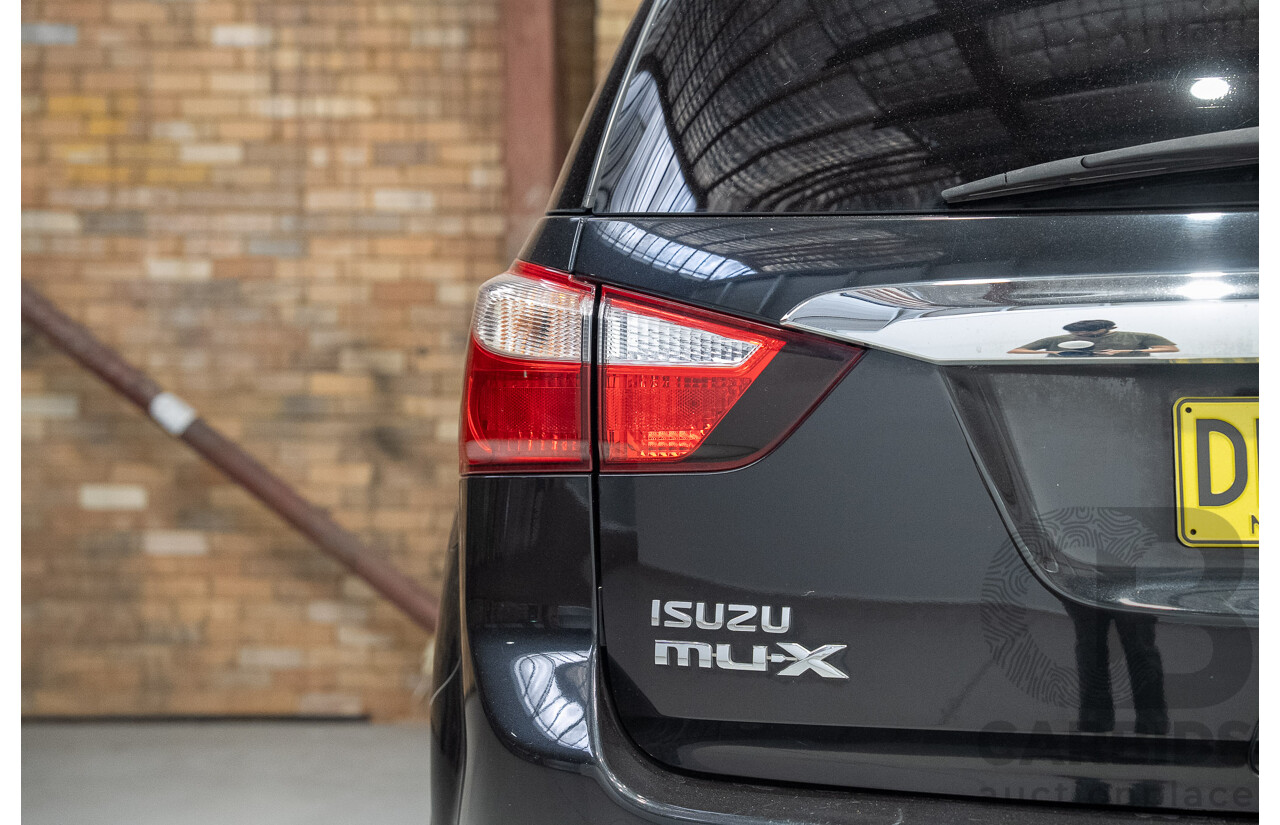 03/2016 Isuzu Mu-X LS-U UC MY15 4d Wagon Black 3.0L
