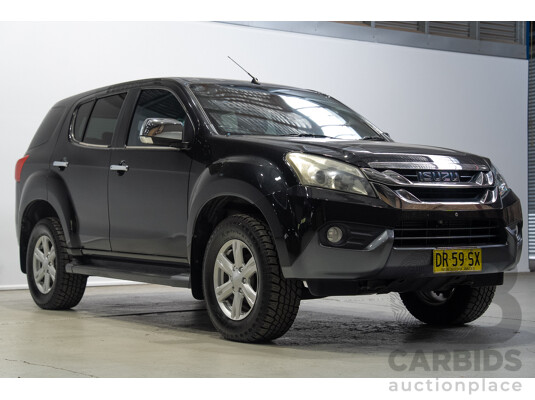 03/2016 Isuzu Mu-X LS-U UC MY15 4d Wagon Black 3.0L