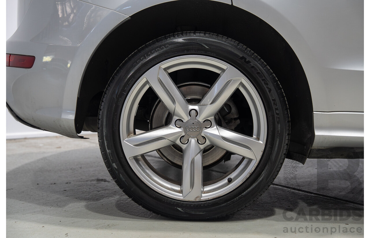 8/2010 Audi Q5 TDI Quattro S-Line (AWD) 8R MY11 4d Wagon Ice Silver Metallic Turbo Diesel V6 3.0L