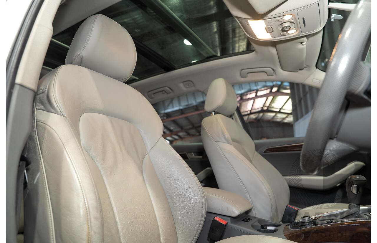 8/2010 Audi Q5 TDI Quattro S-Line (AWD) 8R MY11 4d Wagon Ice Silver Metallic Turbo Diesel V6 3.0L