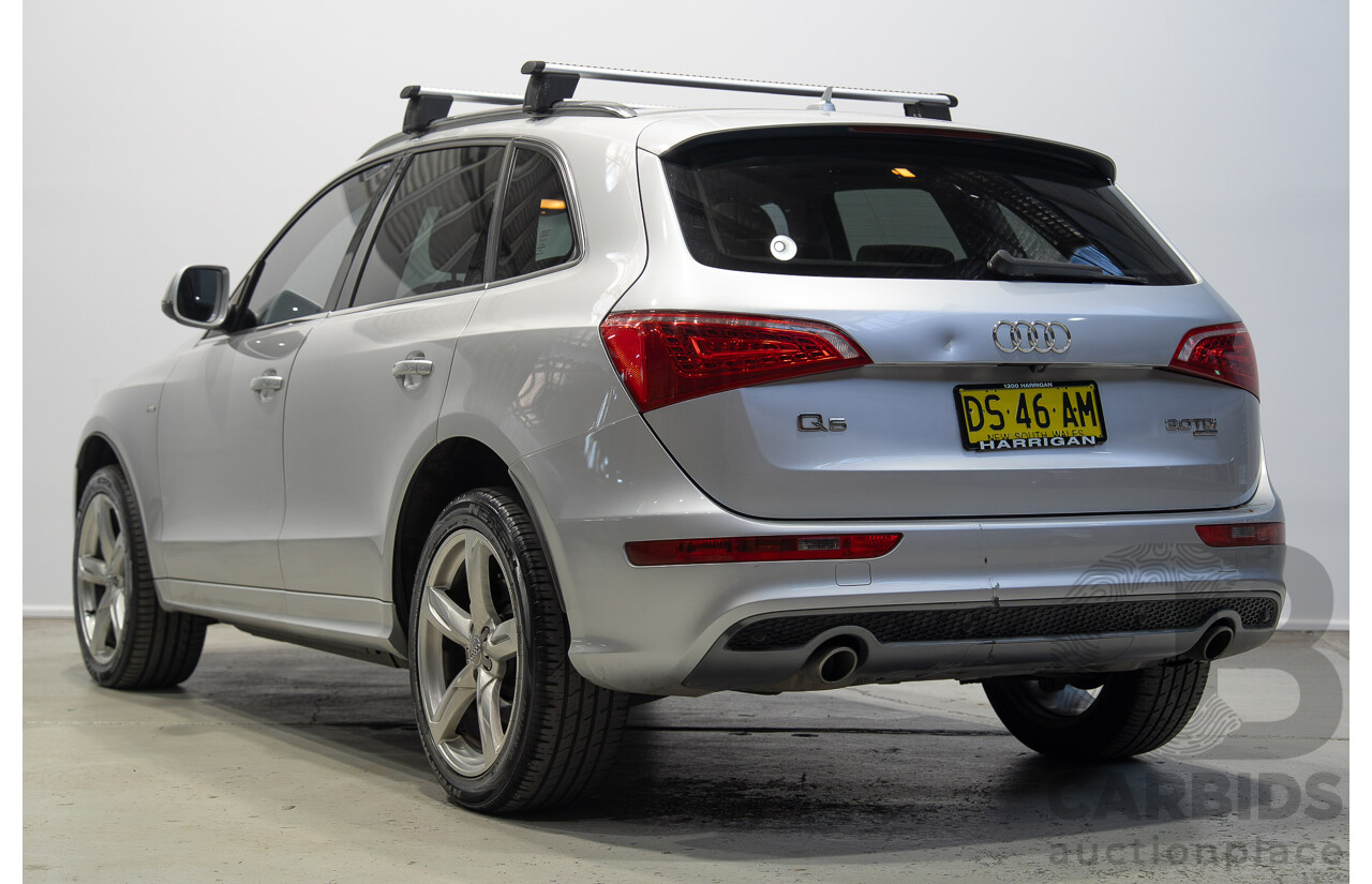 8/2010 Audi Q5 TDI Quattro S-Line (AWD) 8R MY11 4d Wagon Ice Silver Metallic Turbo Diesel V6 3.0L