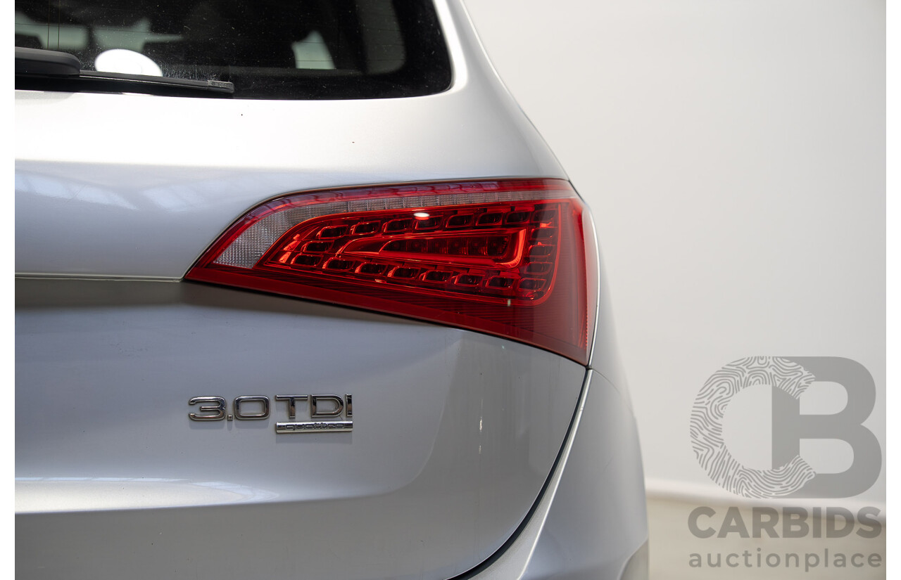 8/2010 Audi Q5 TDI Quattro S-Line (AWD) 8R MY11 4d Wagon Ice Silver Metallic Turbo Diesel V6 3.0L