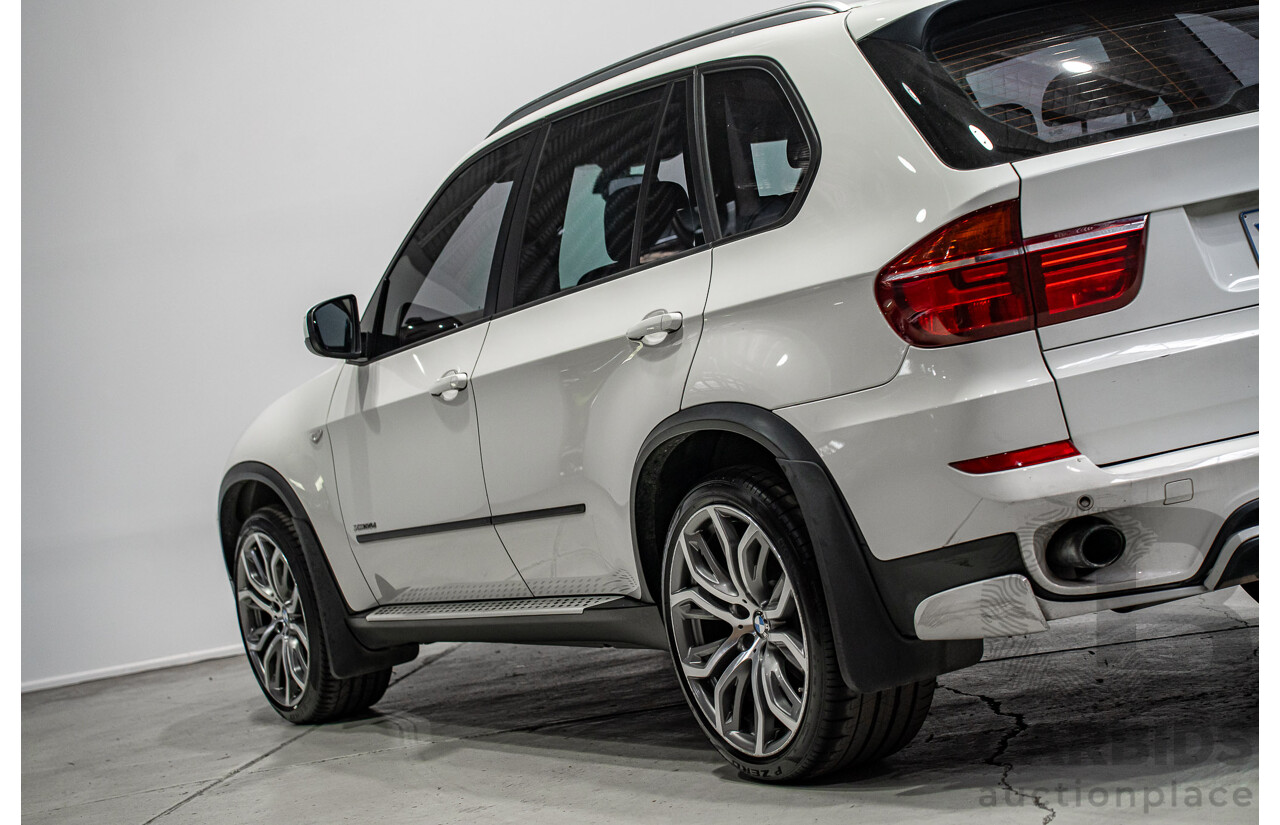 01/2013 BMW X5 Xdrive 30d E70 (AWD) MY12 Upgrade 4d Wagon Alpine White Turbo Diesel 3.0L