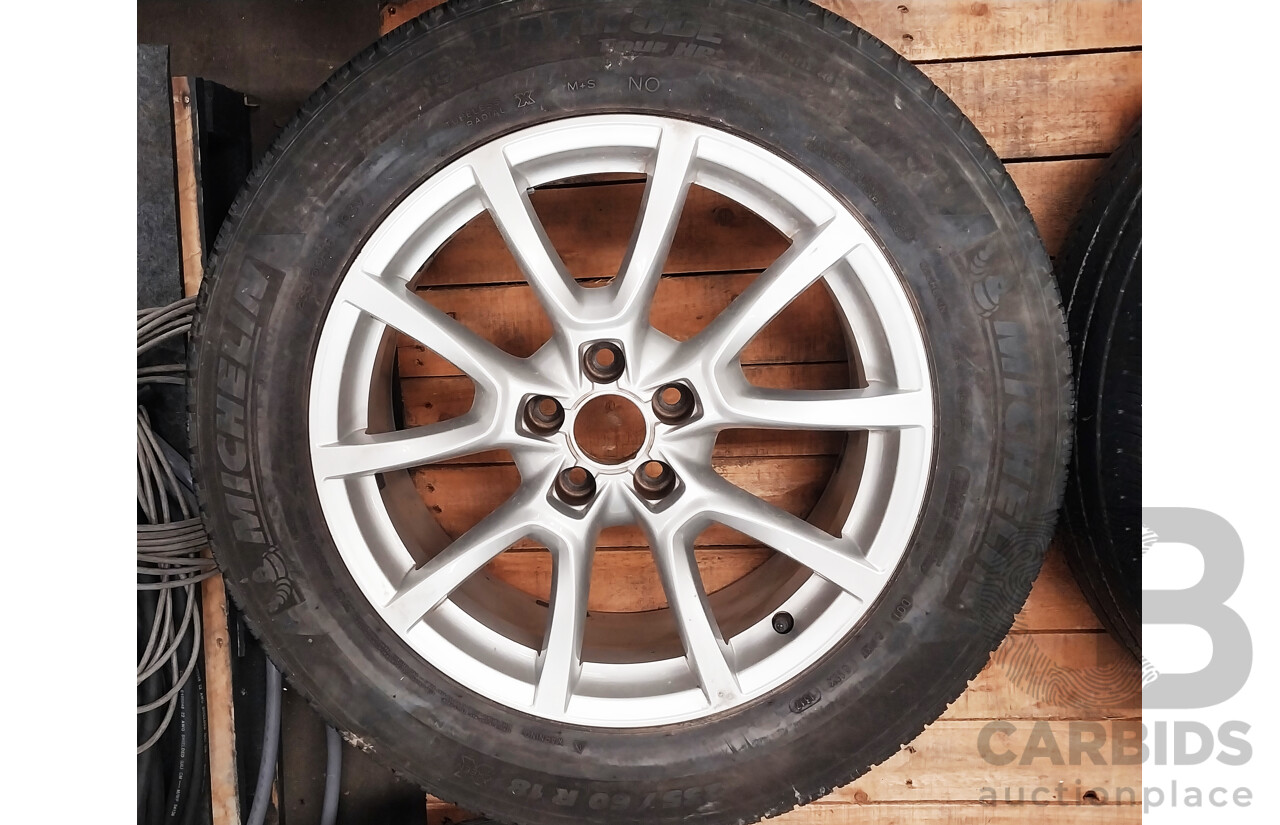 Audi Q5 18-Inch 8 Alloy Rim Set with Tyres