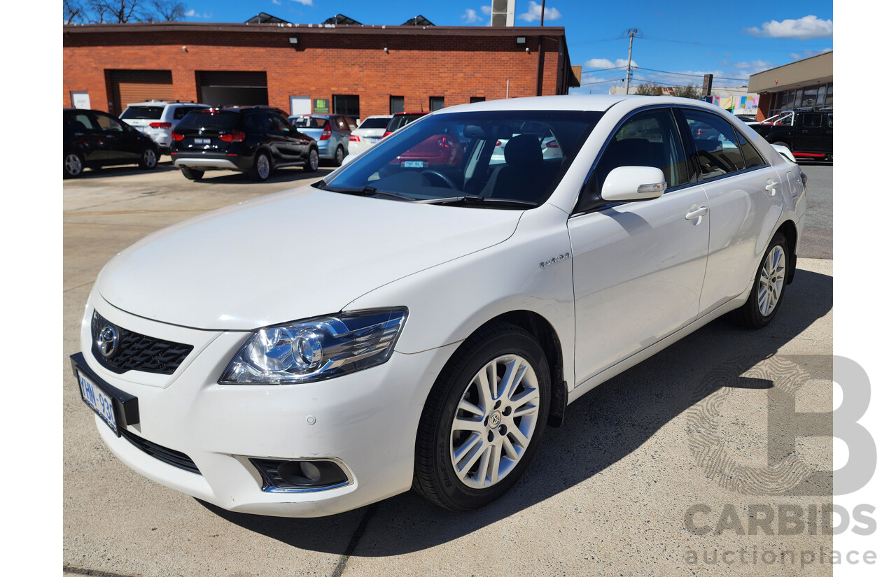 07/2011 Toyota Aurion Touring SE GSV40R 09 UPGRADE 4d Sedan White 3.5L
