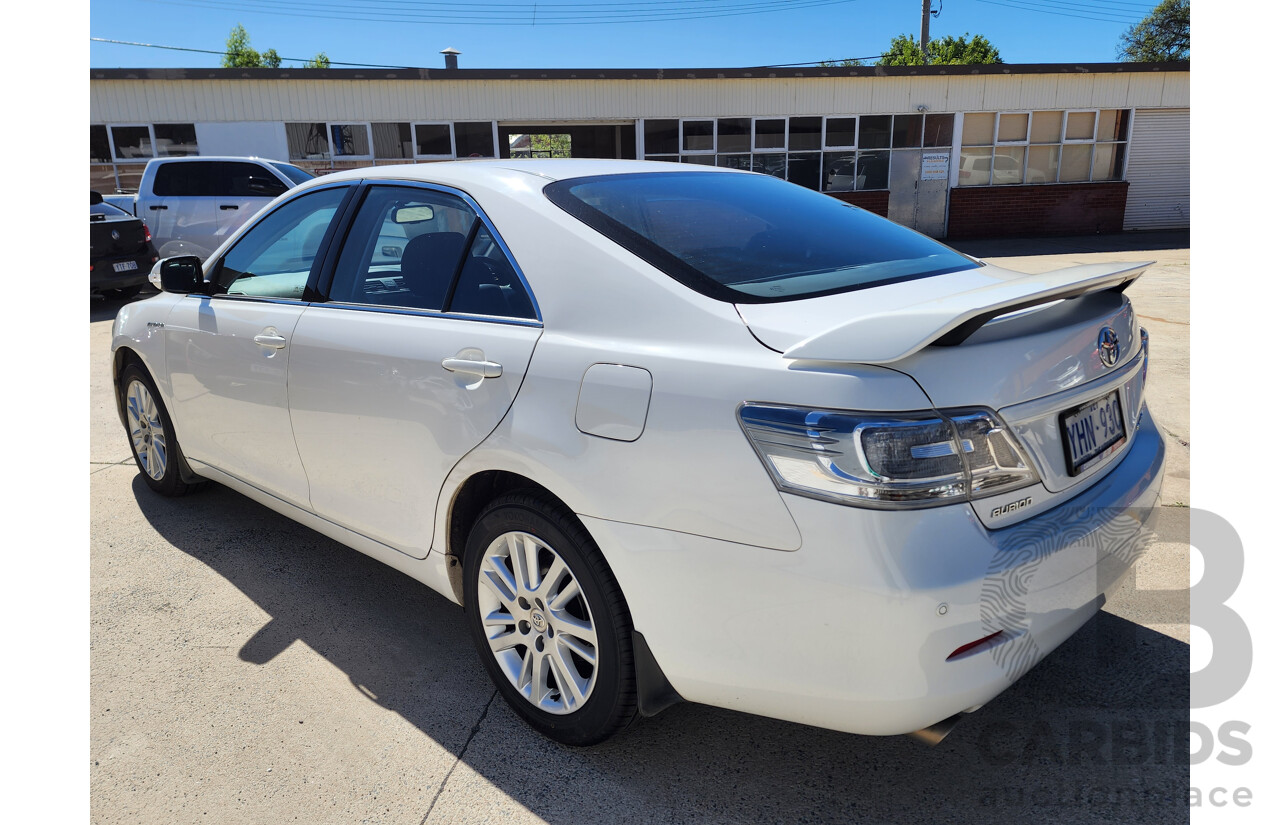 07/2011 Toyota Aurion Touring SE GSV40R 09 UPGRADE 4d Sedan White 3.5L