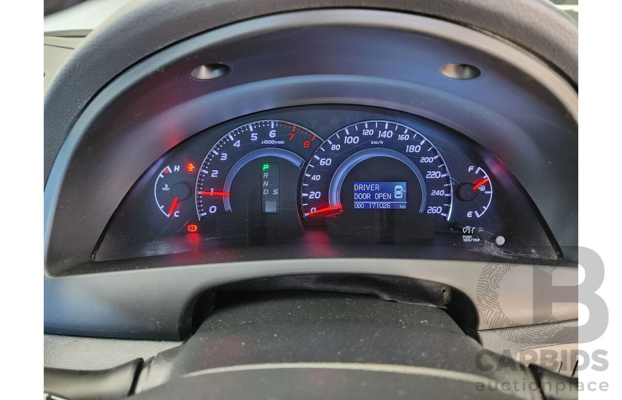 07/2011 Toyota Aurion Touring SE GSV40R 09 UPGRADE 4d Sedan White 3.5L