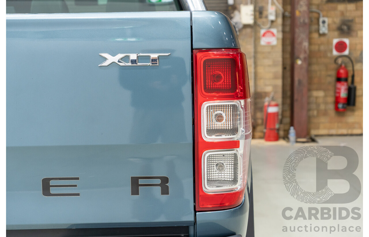 10/2014 Ford Ranger XLT 3.2 (4x4) PX Dual Cab Utility Blue Turbo Diesel 3.2L
