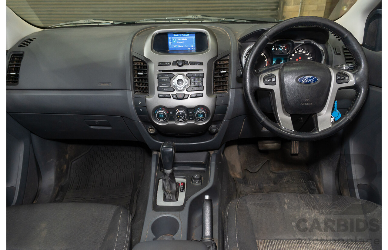 10/2014 Ford Ranger XLT 3.2 (4x4) PX Dual Cab Utility Blue Turbo Diesel 3.2L