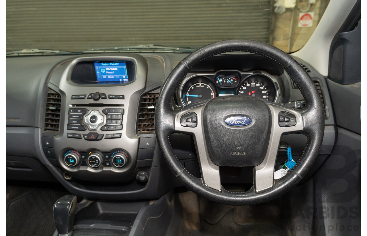 10/2014 Ford Ranger XLT 3.2 (4x4) PX Dual Cab Utility Blue Turbo Diesel 3.2L