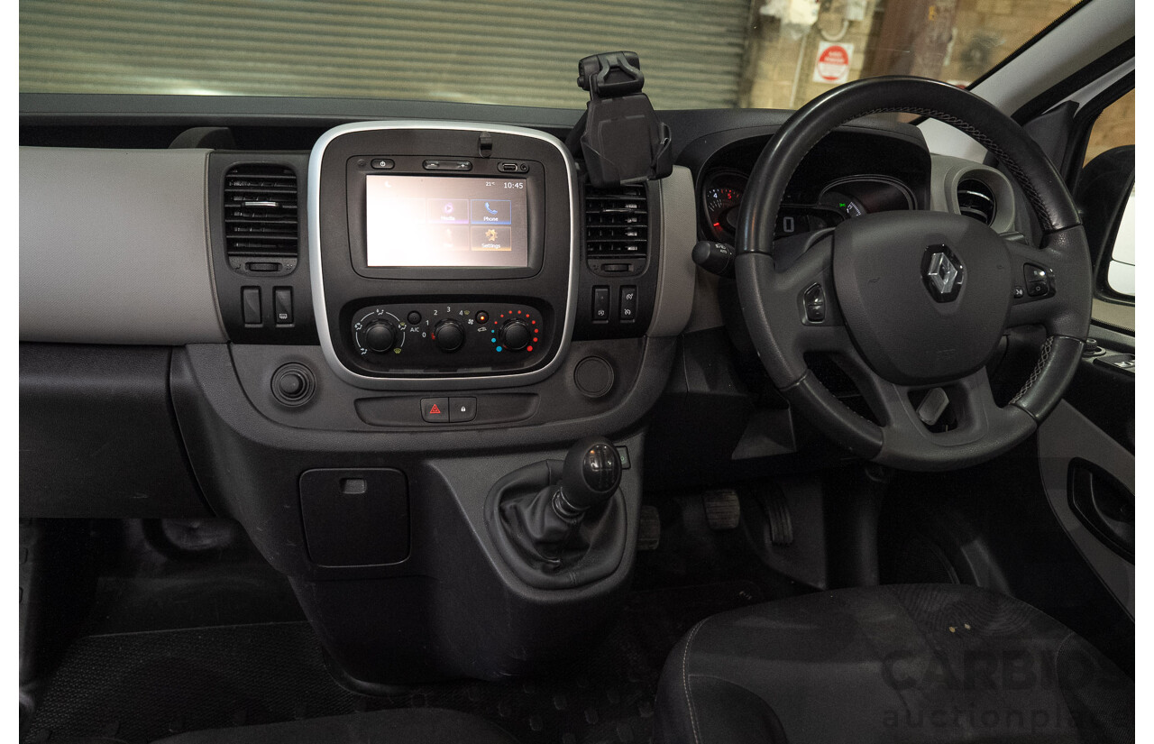 05/2019 Renault Trafic LWB Low X82 MY17 Update 4d Van White 1.6L