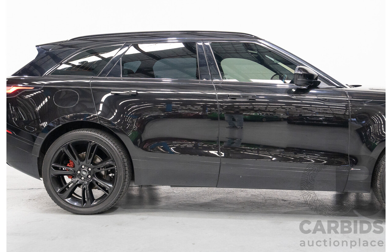 1/2018 Range Rover Velar D240 R-Dynamic S (AWD) MY18 4d Wagon Santori Black Metallic Twin Turbo Diesel 2.0L