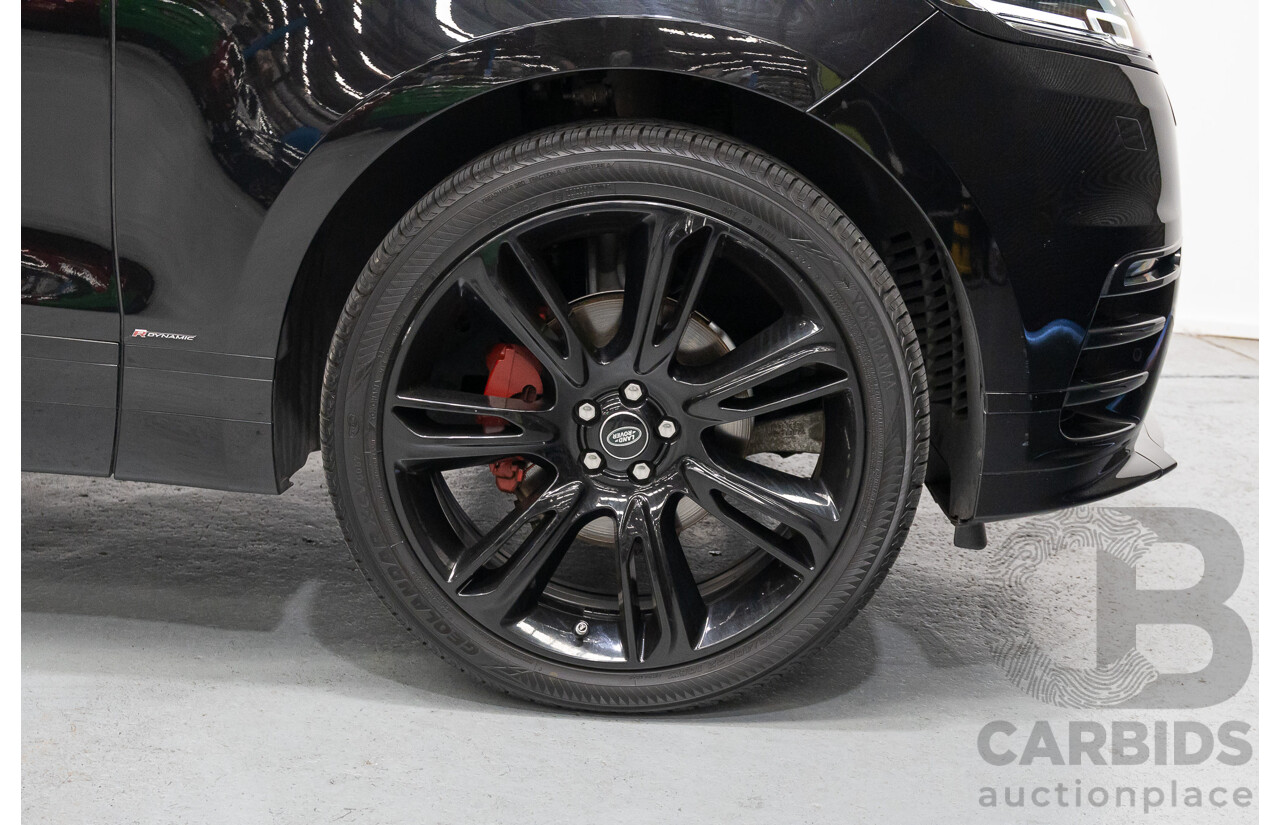 1/2018 Range Rover Velar D240 R-Dynamic S (AWD) MY18 4d Wagon Santori Black Metallic Twin Turbo Diesel 2.0L