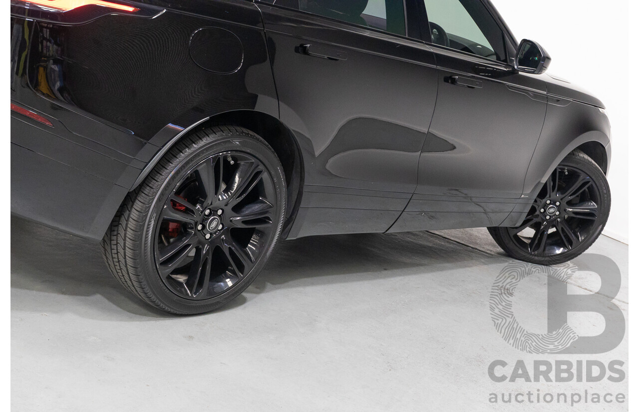 1/2018 Range Rover Velar D240 R-Dynamic S (AWD) MY18 4d Wagon Santori Black Metallic Twin Turbo Diesel 2.0L