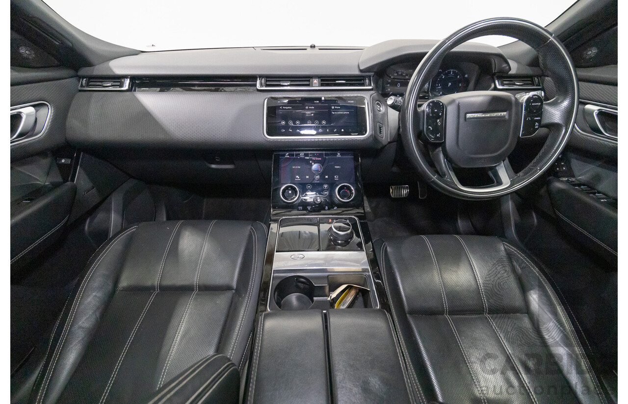 1/2018 Range Rover Velar D240 R-Dynamic S (AWD) MY18 4d Wagon Santori Black Metallic Twin Turbo Diesel 2.0L