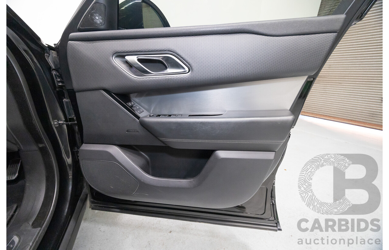 1/2018 Range Rover Velar D240 R-Dynamic S (AWD) MY18 4d Wagon Santori Black Metallic Twin Turbo Diesel 2.0L