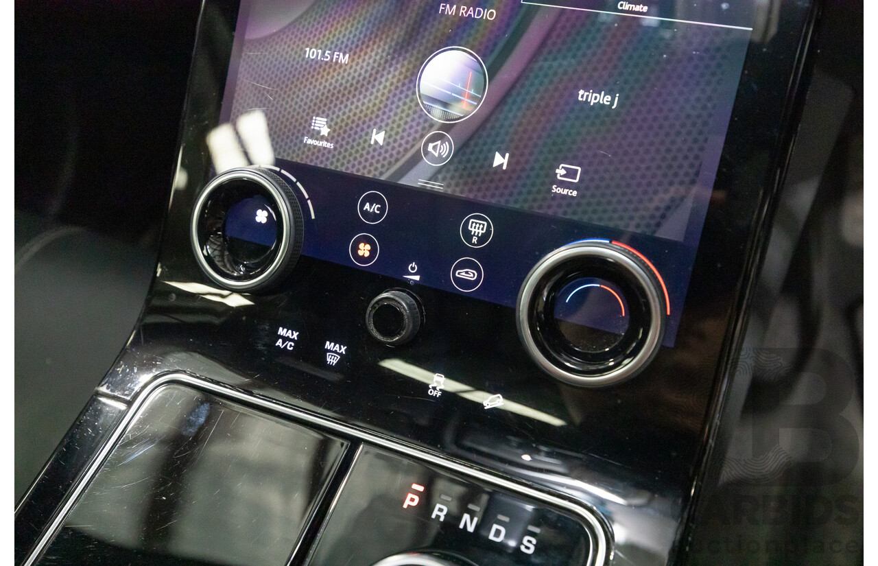 1/2018 Range Rover Velar D240 R-Dynamic S (AWD) MY18 4d Wagon Santori Black Metallic Twin Turbo Diesel 2.0L