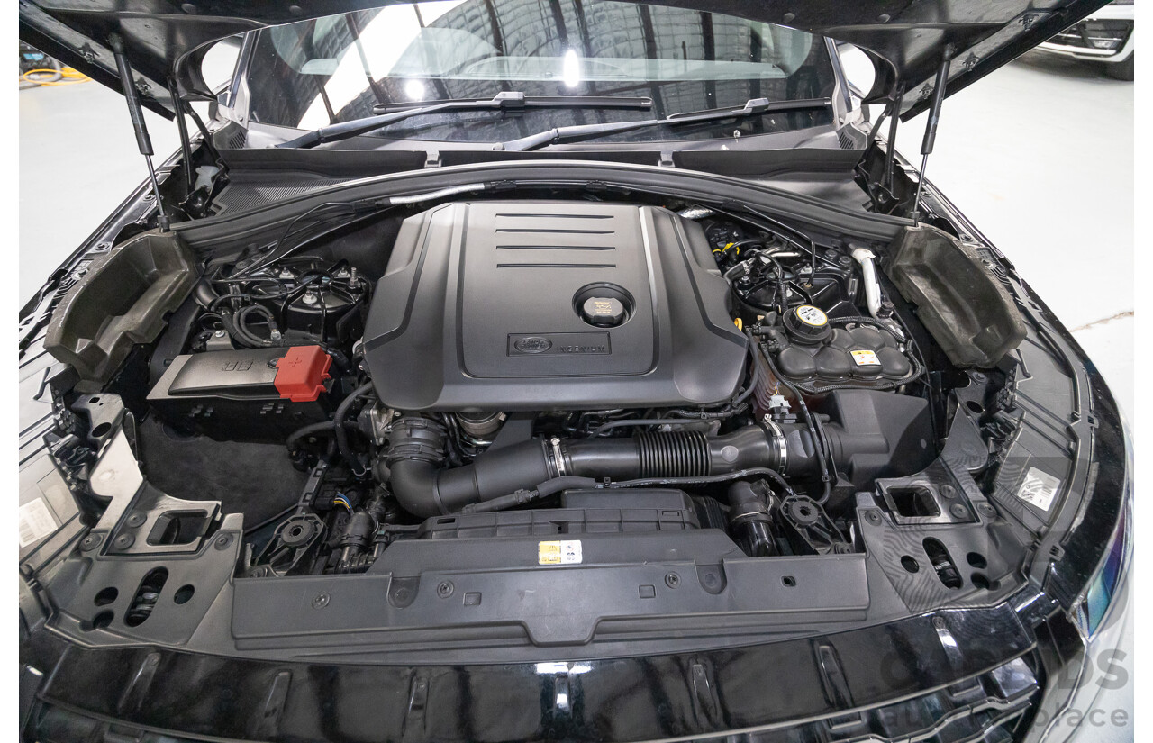 1/2018 Range Rover Velar D240 R-Dynamic S (AWD) MY18 4d Wagon Santori Black Metallic Twin Turbo Diesel 2.0L