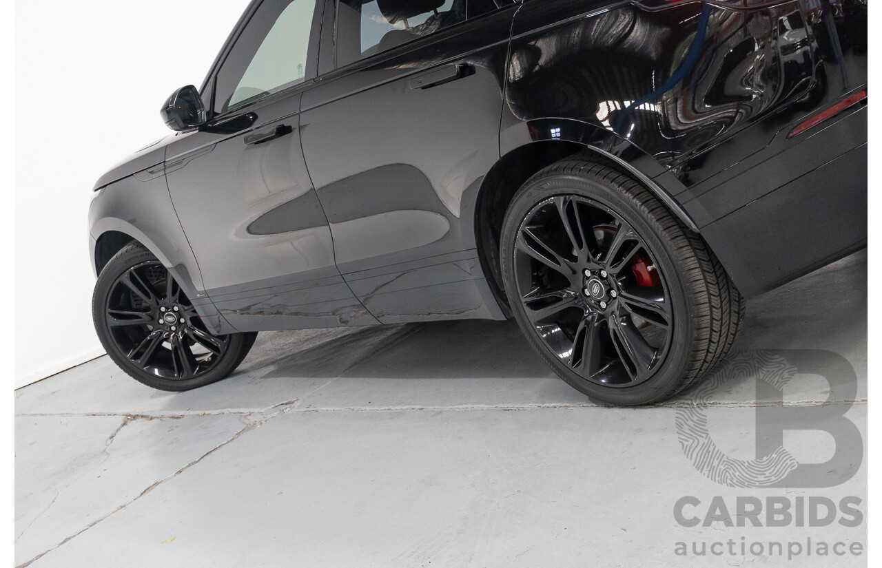 1/2018 Range Rover Velar D240 R-Dynamic S (AWD) MY18 4d Wagon Santori Black Metallic Twin Turbo Diesel 2.0L