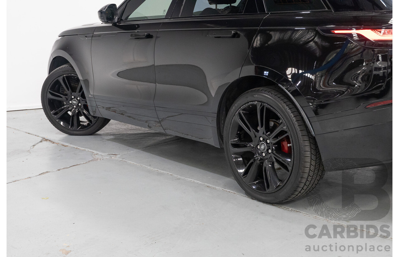 1/2018 Range Rover Velar D240 R-Dynamic S (AWD) MY18 4d Wagon Santori Black Metallic Twin Turbo Diesel 2.0L