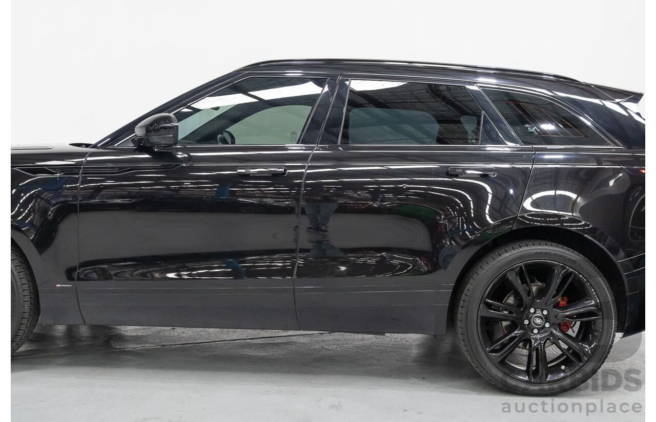 1/2018 Range Rover Velar D240 R-Dynamic S (AWD) MY18 4d Wagon Santori Black Metallic Twin Turbo Diesel 2.0L