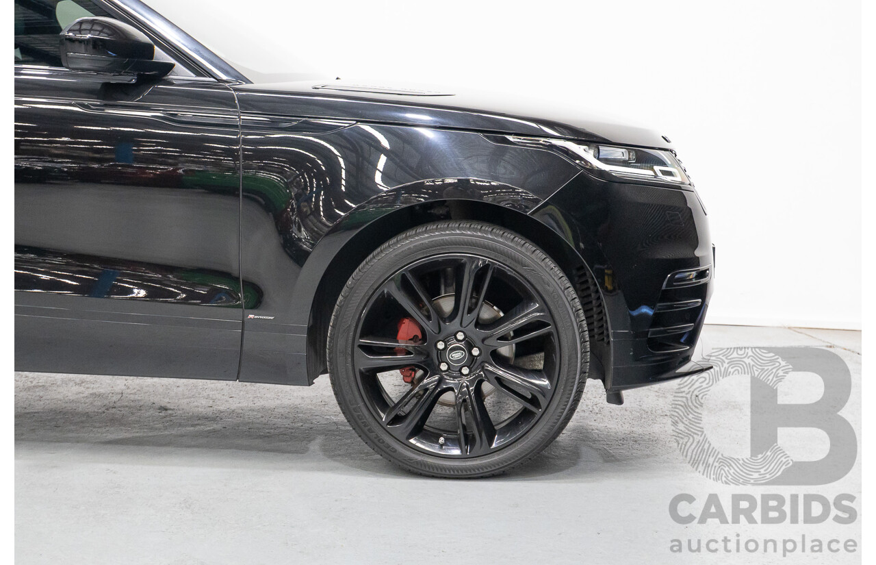 1/2018 Range Rover Velar D240 R-Dynamic S (AWD) MY18 4d Wagon Santori Black Metallic Twin Turbo Diesel 2.0L