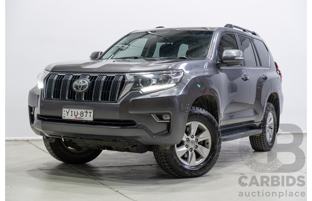 10/2018 Toyota Landcruiser Prado GXL (4x4) GDJ150R MY17 4d Wagon Graphite Grey Turbo Diesel 2.8L