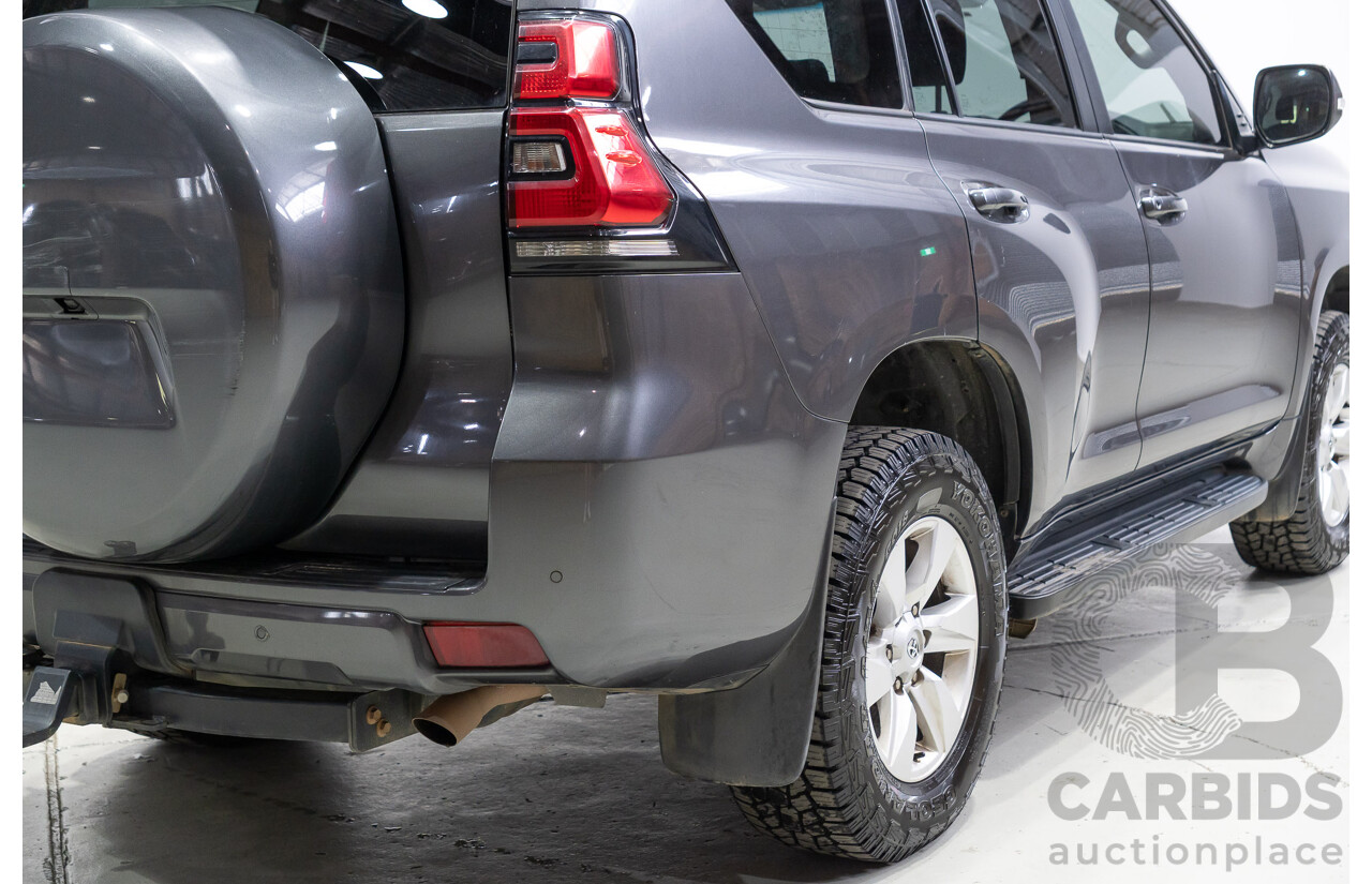 10/2018 Toyota Landcruiser Prado GXL (4x4) GDJ150R MY17 4d Wagon Graphite Grey Turbo Diesel 2.8L