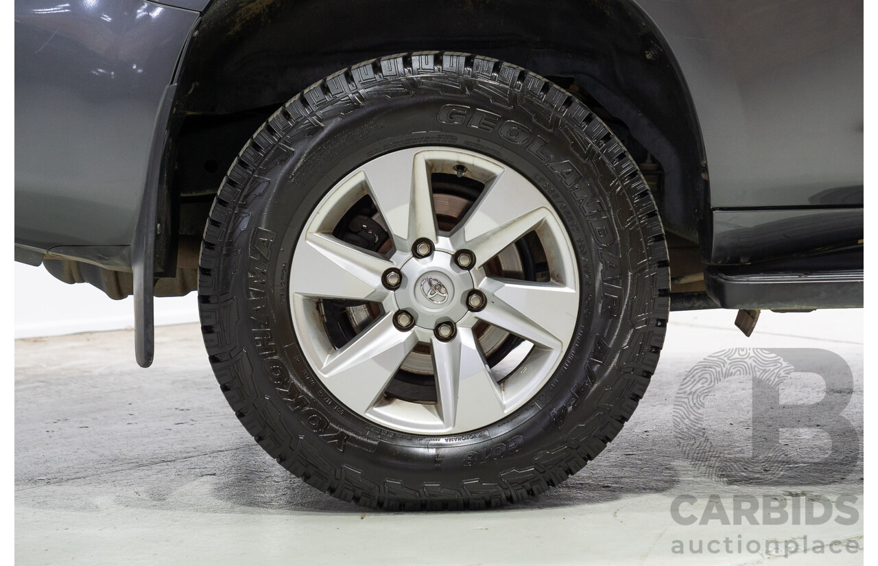 10/2018 Toyota Landcruiser Prado GXL (4x4) GDJ150R MY17 4d Wagon Graphite Grey Turbo Diesel 2.8L