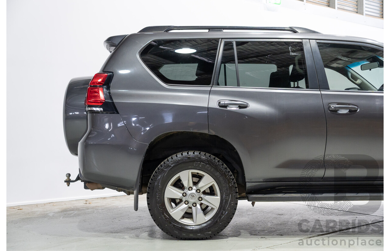 10/2018 Toyota Landcruiser Prado GXL (4x4) GDJ150R MY17 4d Wagon Graphite Grey Turbo Diesel 2.8L