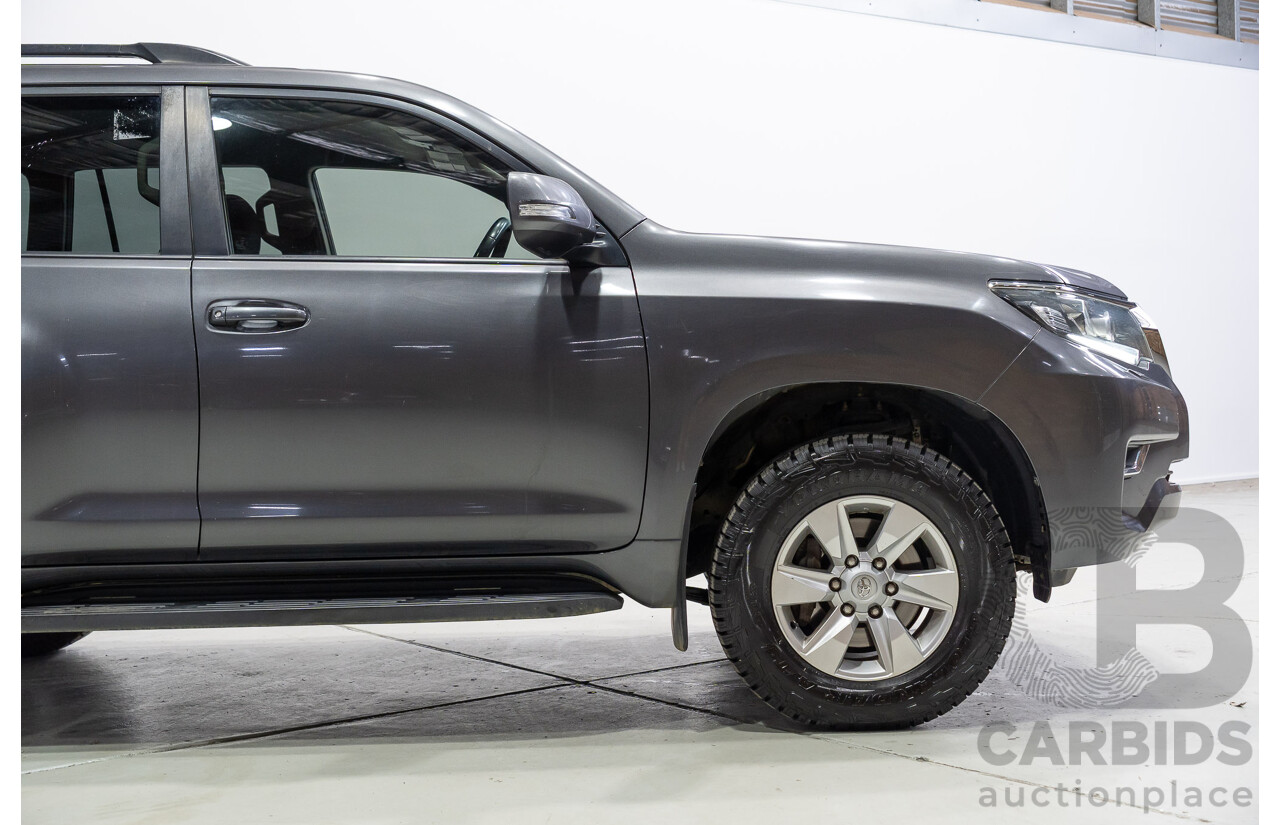 10/2018 Toyota Landcruiser Prado GXL (4x4) GDJ150R MY17 4d Wagon Graphite Grey Turbo Diesel 2.8L