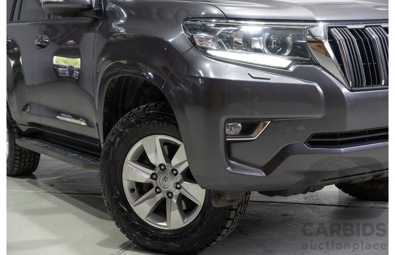 10/2018 Toyota Landcruiser Prado GXL (4x4) GDJ150R MY17 4d Wagon Graphite Grey Turbo Diesel 2.8L