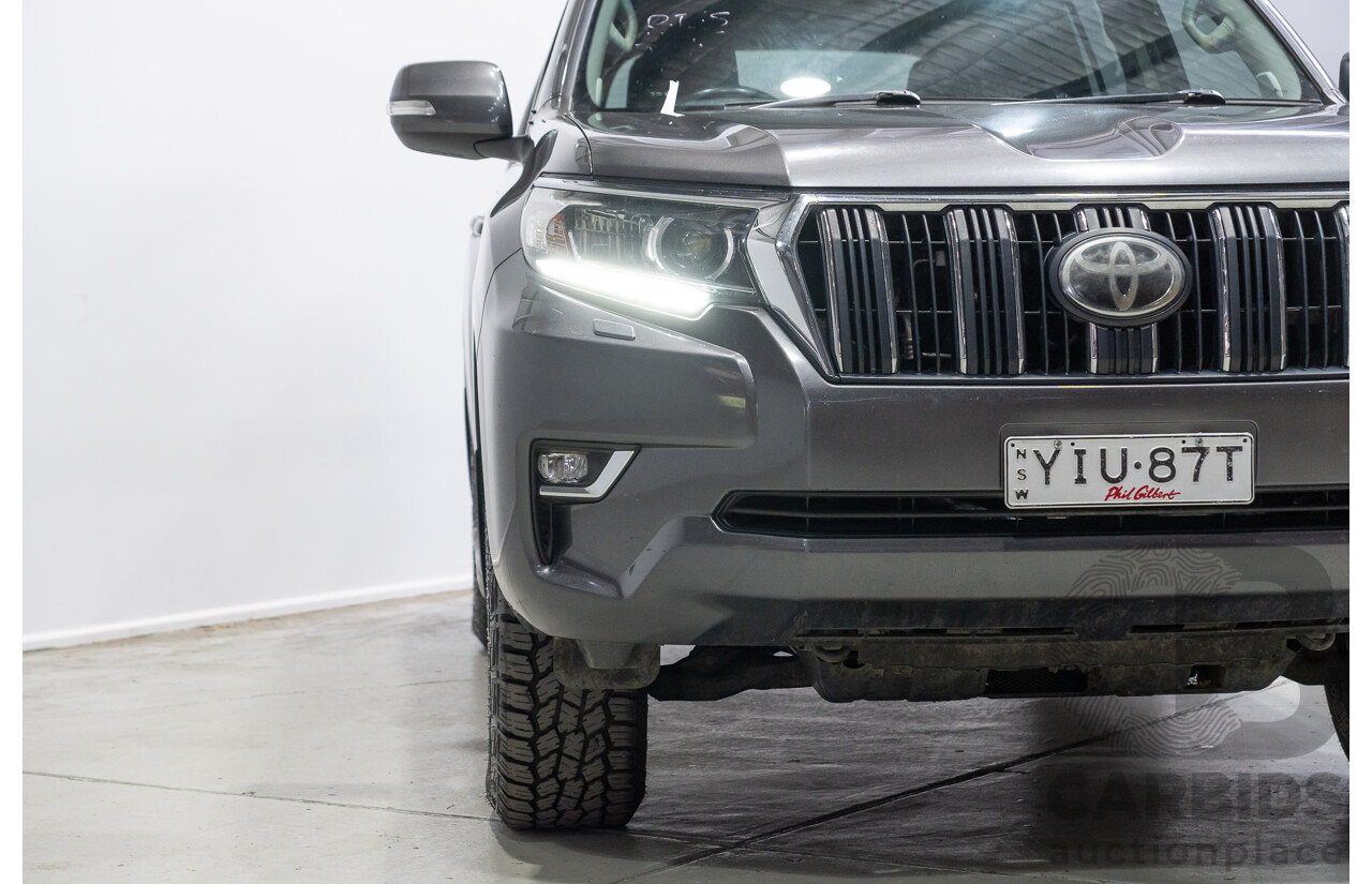 10/2018 Toyota Landcruiser Prado GXL (4x4) GDJ150R MY17 4d Wagon Graphite Grey Turbo Diesel 2.8L