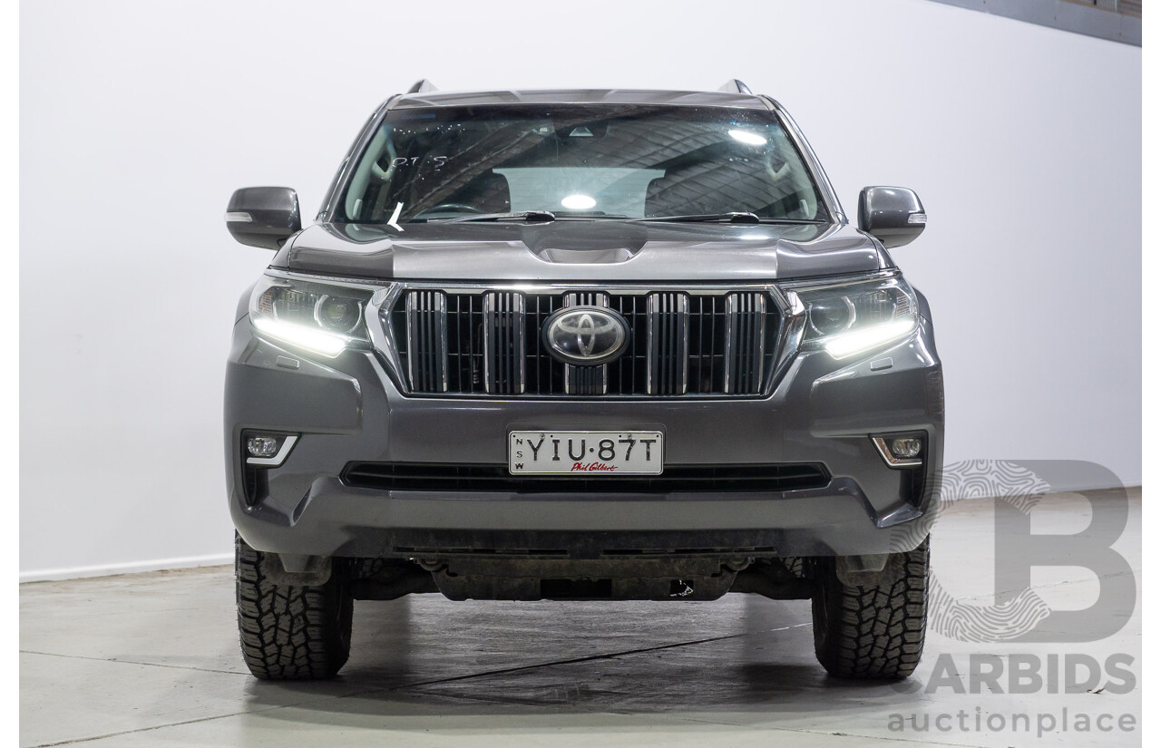 10/2018 Toyota Landcruiser Prado GXL (4x4) GDJ150R MY17 4d Wagon Graphite Grey Turbo Diesel 2.8L
