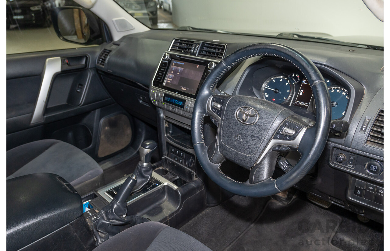 10/2018 Toyota Landcruiser Prado GXL (4x4) GDJ150R MY17 4d Wagon Graphite Grey Turbo Diesel 2.8L