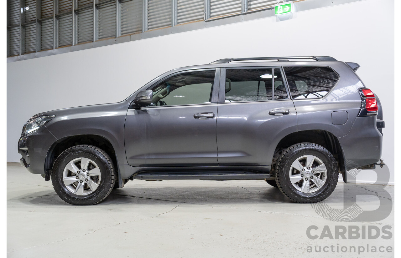 10/2018 Toyota Landcruiser Prado GXL (4x4) GDJ150R MY17 4d Wagon Graphite Grey Turbo Diesel 2.8L