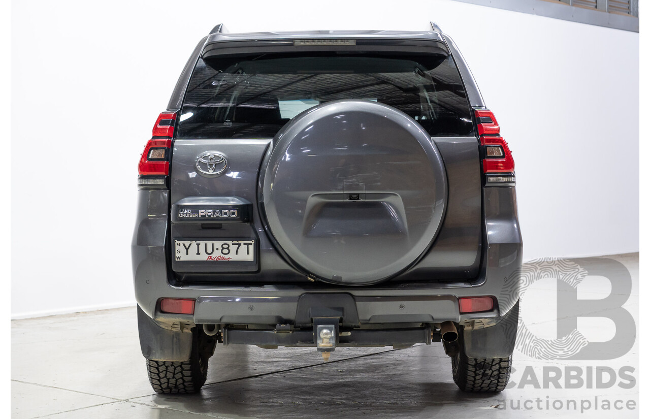 10/2018 Toyota Landcruiser Prado GXL (4x4) GDJ150R MY17 4d Wagon Graphite Grey Turbo Diesel 2.8L