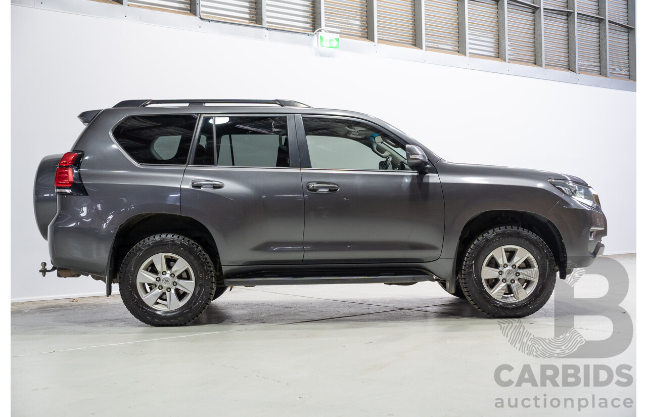10/2018 Toyota Landcruiser Prado GXL (4x4) GDJ150R MY17 4d Wagon Graphite Grey Turbo Diesel 2.8L