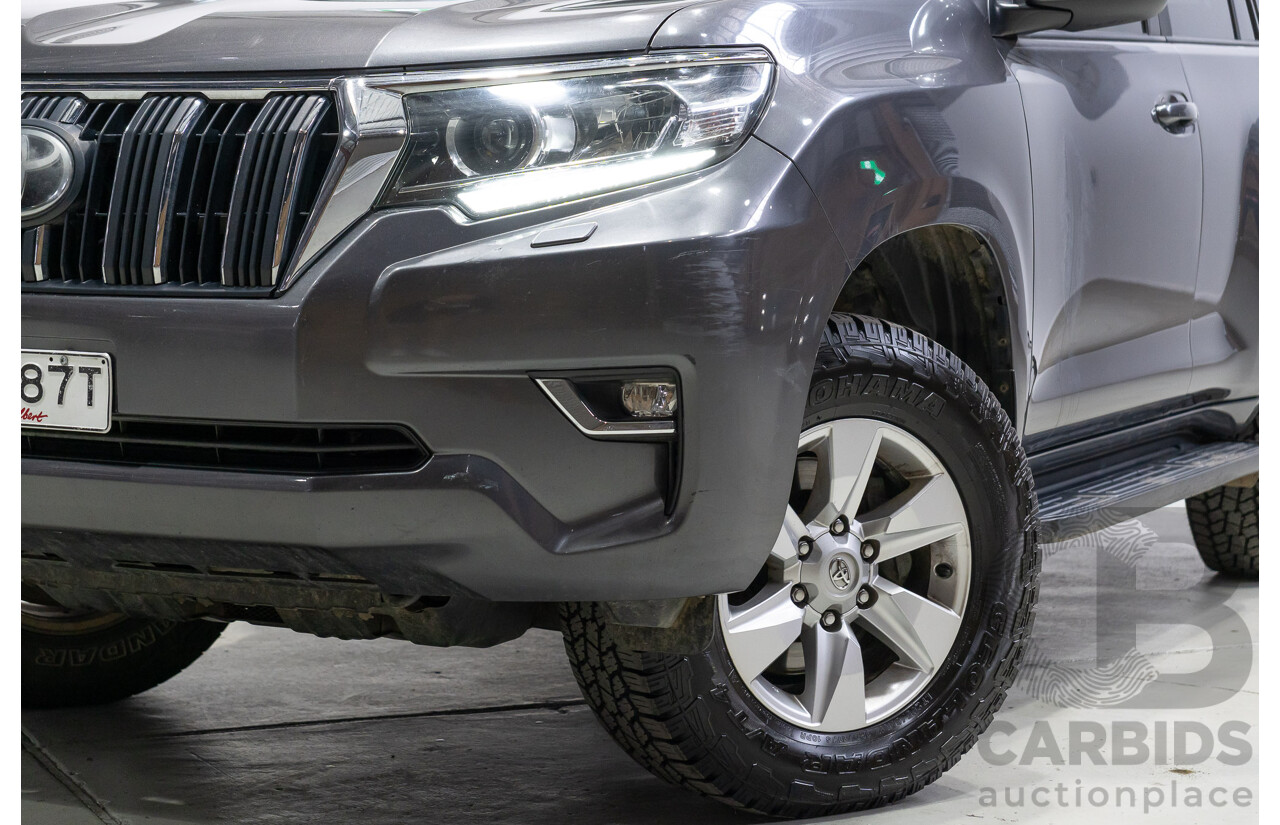 10/2018 Toyota Landcruiser Prado GXL (4x4) GDJ150R MY17 4d Wagon Graphite Grey Turbo Diesel 2.8L